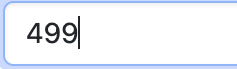 The condition threshold is 499.